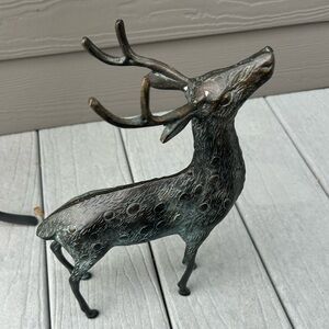 Bronze Deer Sculpture antique